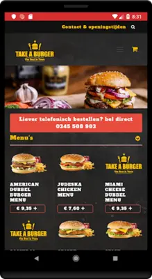 Take a Burger android App screenshot 1